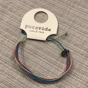Puravida turquoise/mint green/ purple bracelet
